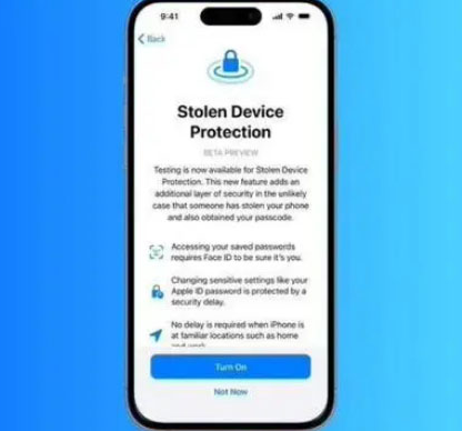 密山苹果授权维修店分享被盗设备保护功能开启方法 
