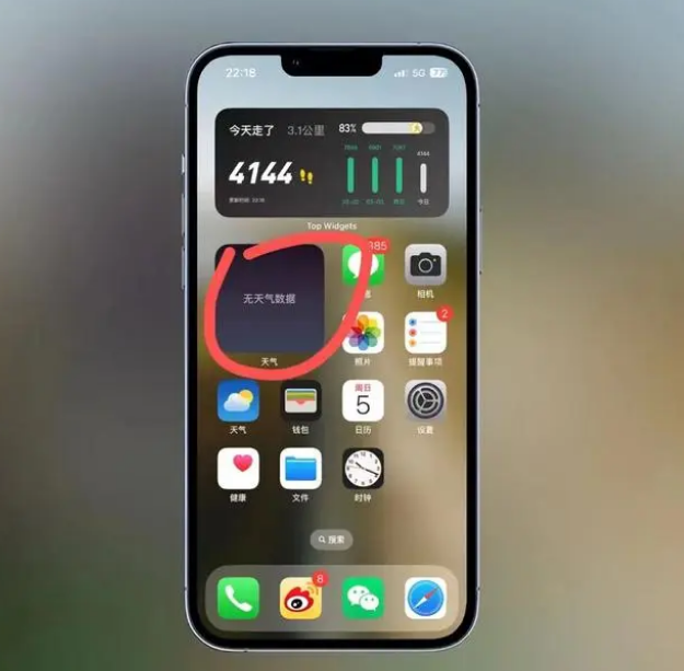 密山苹果手机维修分享:iOS16主屏幕天气小组件无法正常工作怎么办？ 