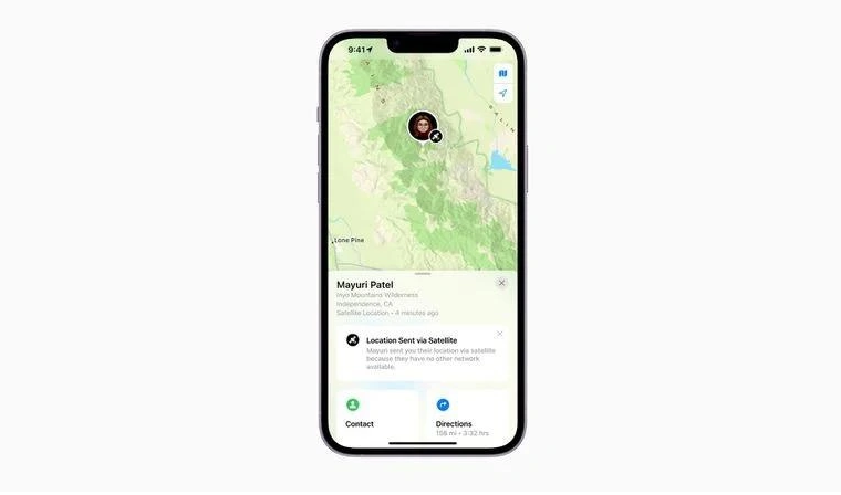 密山苹果14维修分享iPhone14系列中 FindMy功能通过卫星分享位置方法教程 