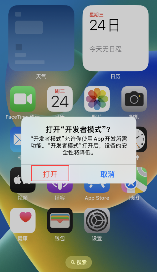 密山苹果手机维修分享如何打开开发者模式 
