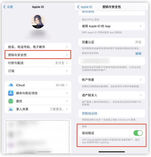密山苹果手机维修分享iOS 16 自动验证功能开启方法 