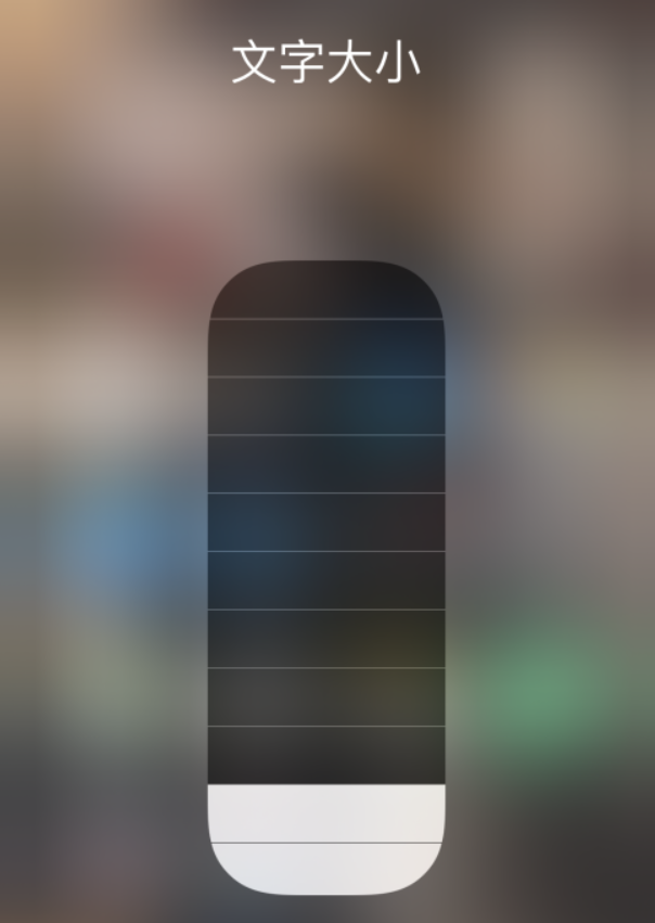 密山苹果手机维修分享小技巧：在 iPhone 控制中心快速调节字体大小 